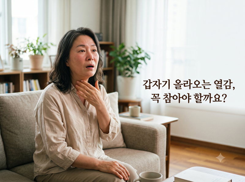 갱년기열감치료, 호르몬 치료만이 방법일까요? 방배산부인과에서 알려드립니다