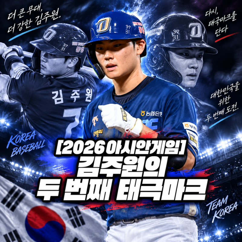 “18홈런 30도루인데” NC 김주원, 아시안게임 유격수 주전일까