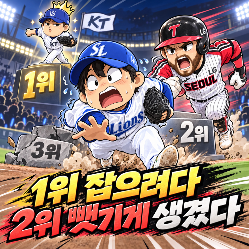 [KBO] 1위 잡으려다 2위 뺏기게 생겼다…삼성, 롯데에 탈탈 털리고 LG와 2경기 차