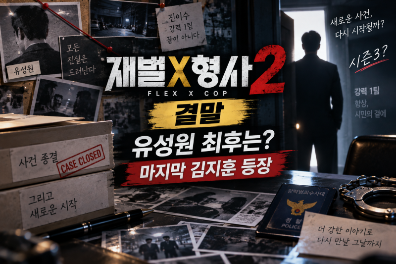 재벌X형사2 결말, 유승호 최후는? 11.8% 자체 최고 종영·김지훈 시즌3 떡밥까지