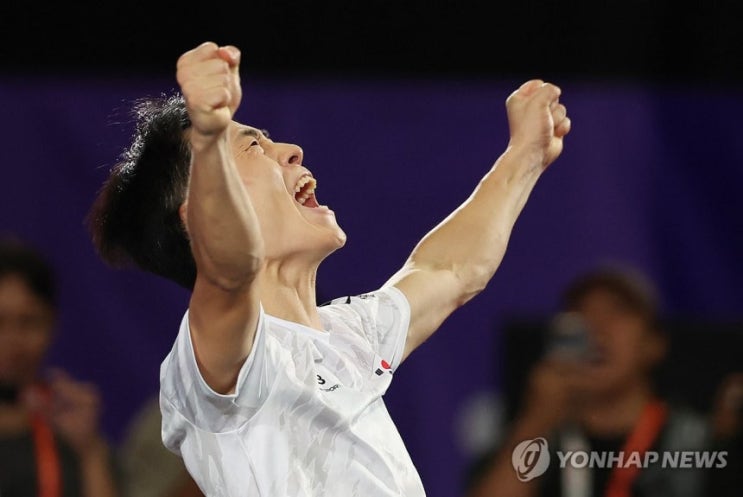 [아시안게임] <b>테크볼</b> <b>이준석</b>, 한국 선수단 세 번째 <b>금메달</b>(종합)