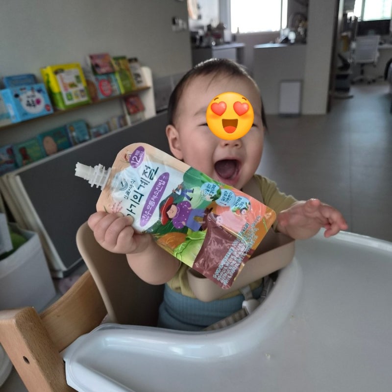 [아기랑 여행 준비물] 산골이유식 실온이유식 완료기 후기 (입자감 / 먹이는 법)