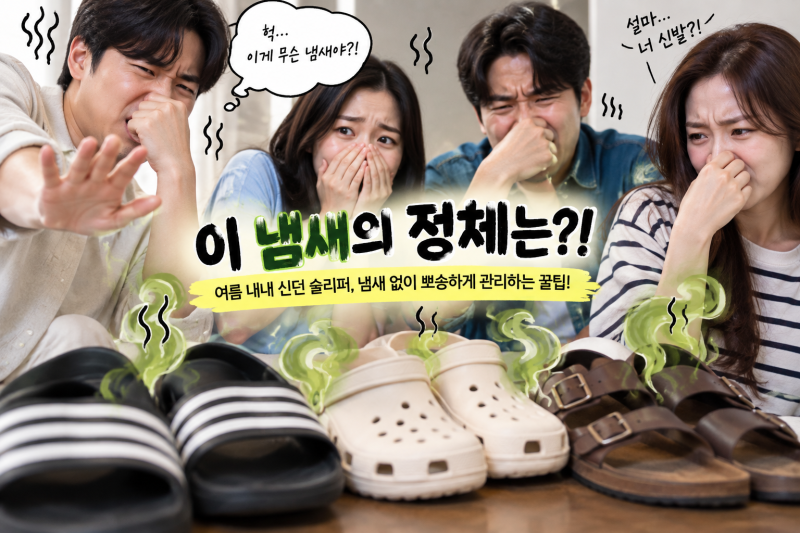 [여름 샌들 발냄새 박멸] 버켄스탁 스웨이드부터 각종 쿠션 슬리퍼 샌들까지, 찌든 발냄새 싹....