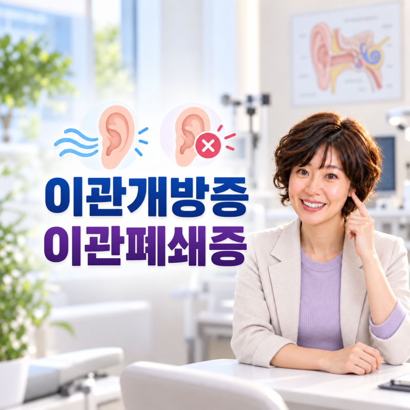 이관개방증과 이관폐쇄증, 이름은 비슷하지만 다른 증상