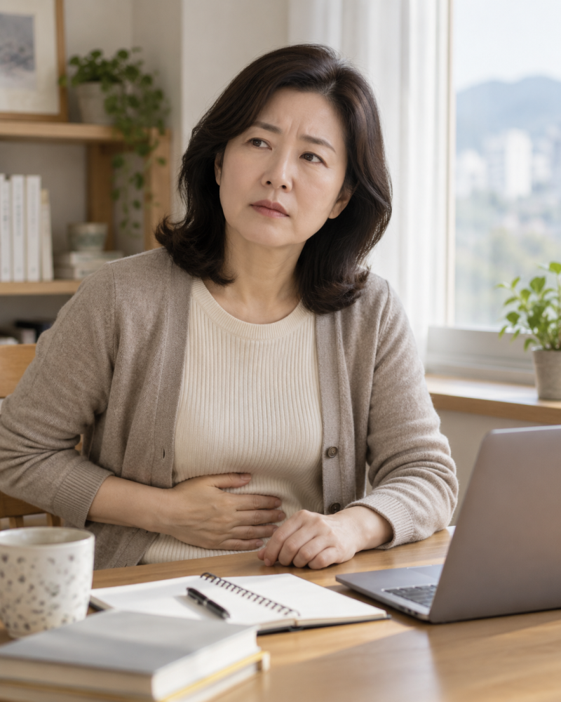 위경련이 수시로 일어나고 변비가 심한데, 단식해도 될까요