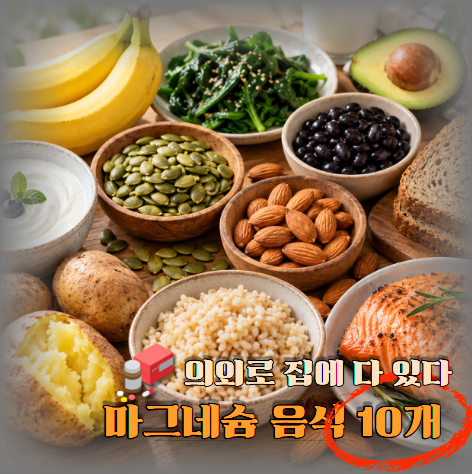 마그네슘 영양제부터 찾으셨나요? 전문가가 추천한 음식 10가지, 하나쯤은 집에 있을걸요