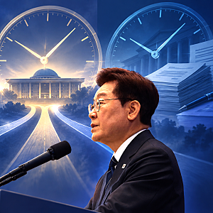 대통령 지지율 37%·검찰개혁법 51건 통과…장관 후보자는 떠난 ‘국정운영의 세 시간표’