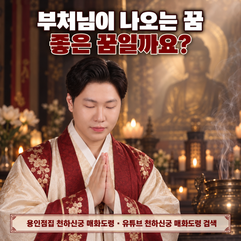 수원신당 | 부처님이 나오는 꿈을 꿨는데 좋은 꿈인가요 — 천하신궁 매화도령의 부처님·절....