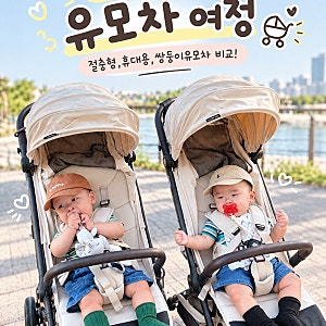 6개월 쌍둥이 유모차 추천? 휴대용·절충형·쌍둥이유모차 직접 써본 후기