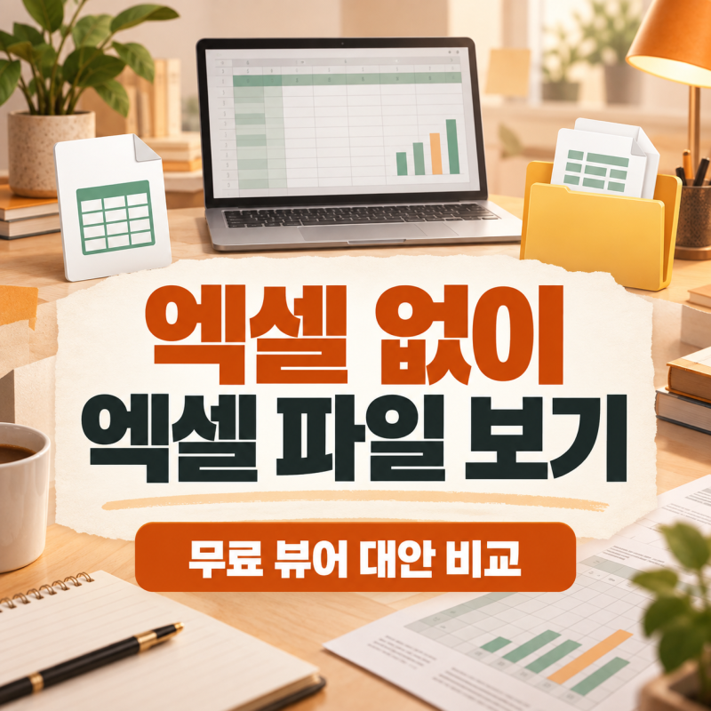 엑셀 없이 엑셀 파일 보는 법, 무료 뷰어 대안 비교