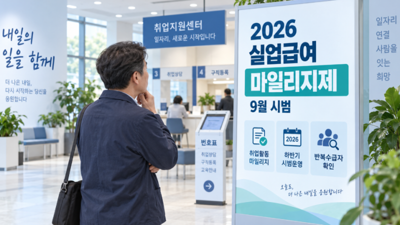 실업급여 마일리지제 9월 시범시행, 반복수급자 기준은?