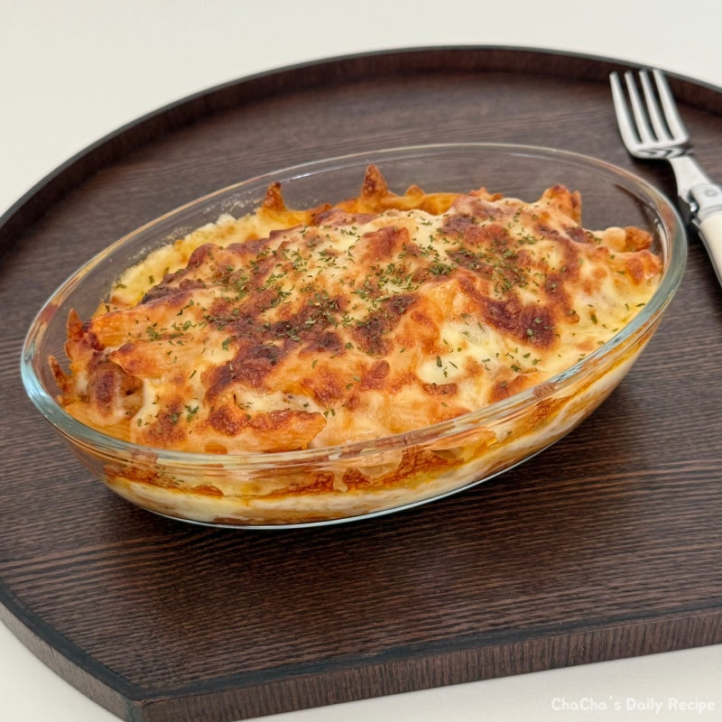 간단 요리! 토마토소스 치즈오븐 스파게티 레시피 만들기