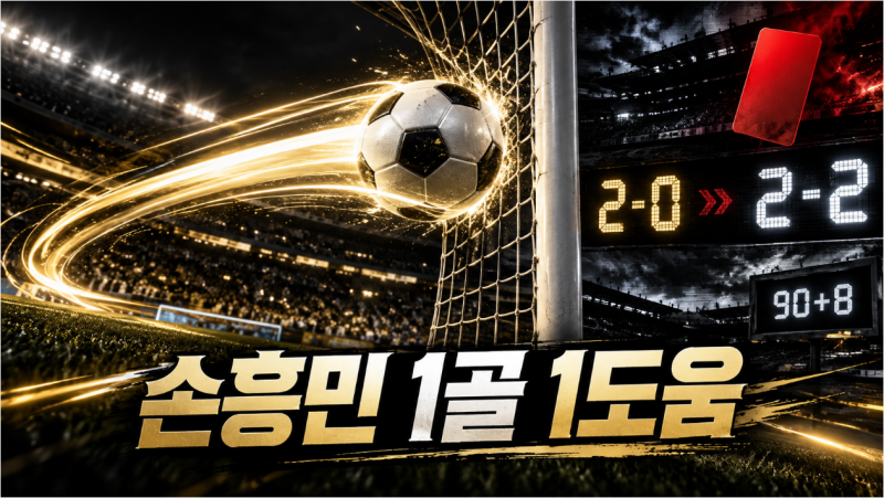 손흥민 1골 1도움, LAFC는 왜 못 이겼나…산호세전 2-2와 퇴장 이후 달라진 경기