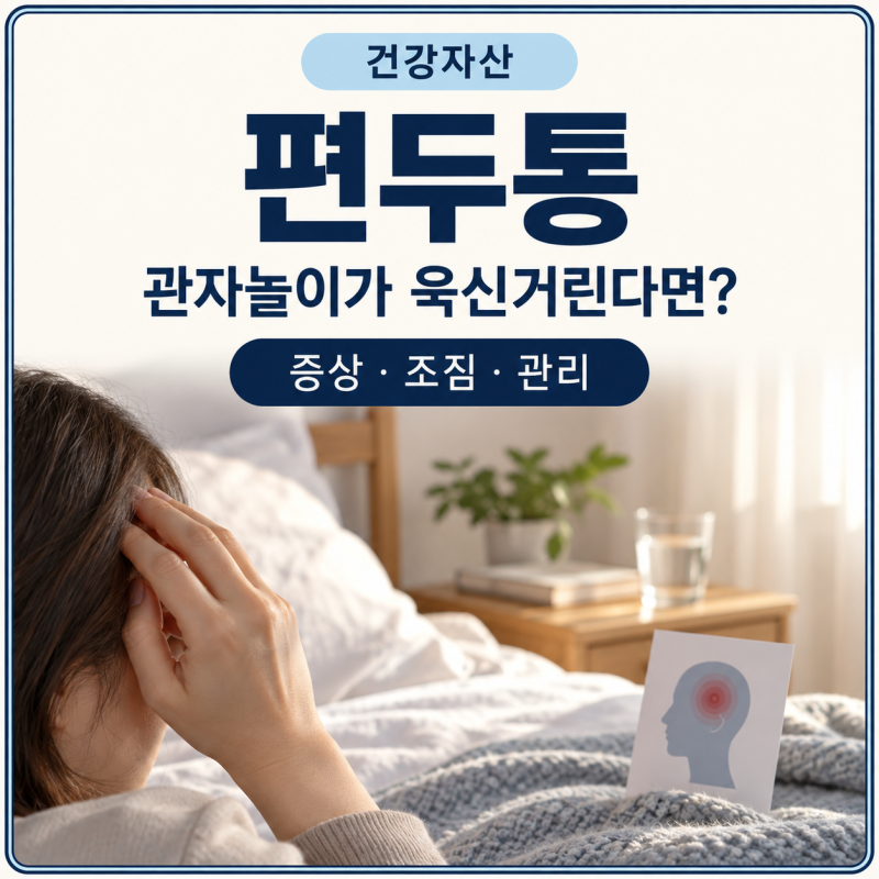두통약 먹어도 안 낫는다면, 편두통 구별법