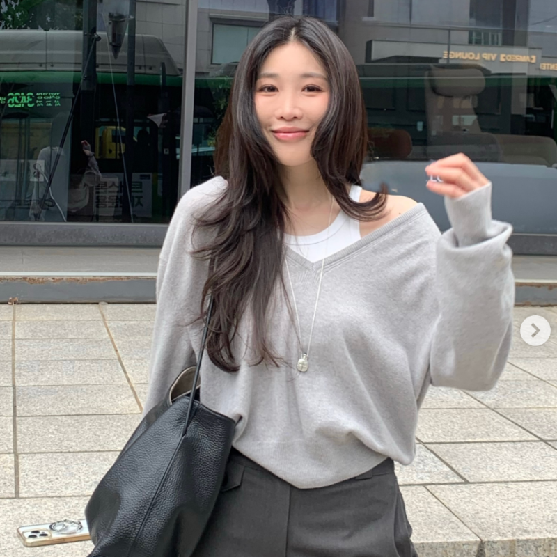 "은근 옷 잘입는" 다비치 이해리 사복, 센스 있는 여성 가을 니트 코디 추천