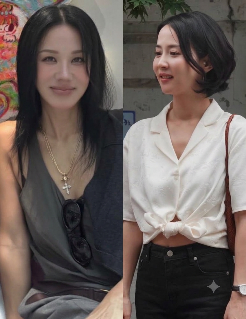 500만원대 vs 50만원대, 엄정화·조여정이 결국 매일 드는 가방은 둘 다 이 스타일