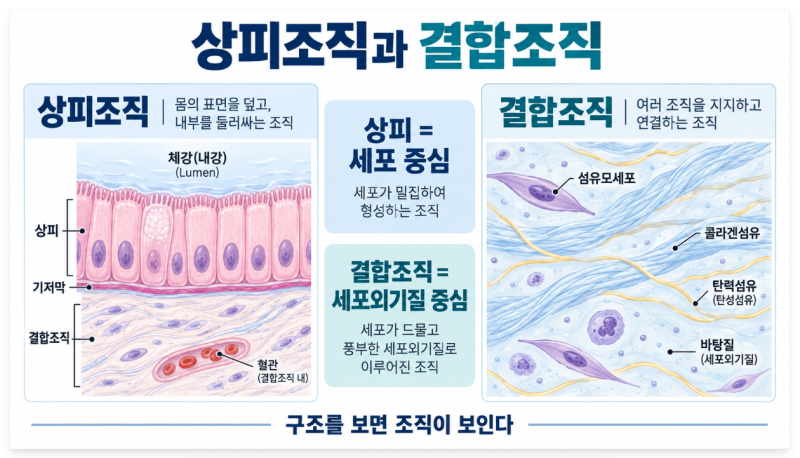 임상병리사 국가고시 조직병리학 핵심정리 6 ｜조직학: 상피조직과 결합조직
