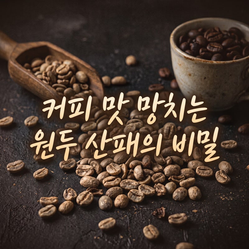 원두 보관법 및 산패 원인 3가지 (원두 봉투·지퍼백 보관의 한계)