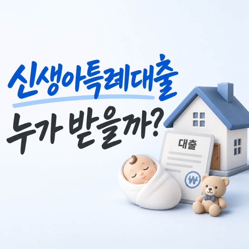 신생아특례대출 조건 2026, 소득·금리·한도 누가 받을 수 있을까?