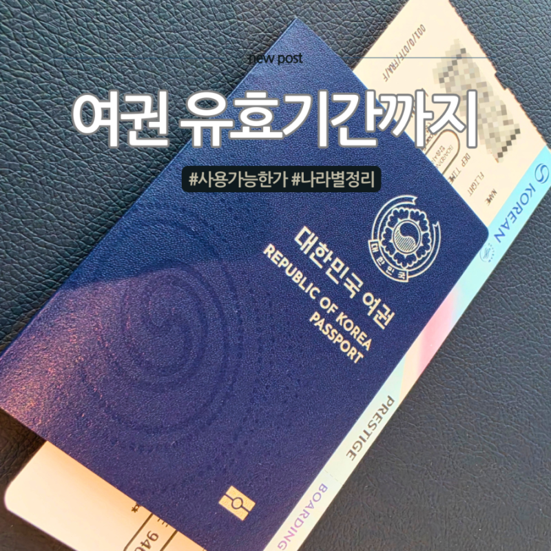 일본 여권 유효기간 6개월 필요할까? 여권 만료 기간 국가별 확인