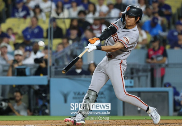 [MLB] 사이영상 에이스 158km 광속구 맹폭한 이정후, 다저스전 멀티히트 터진 비결은?