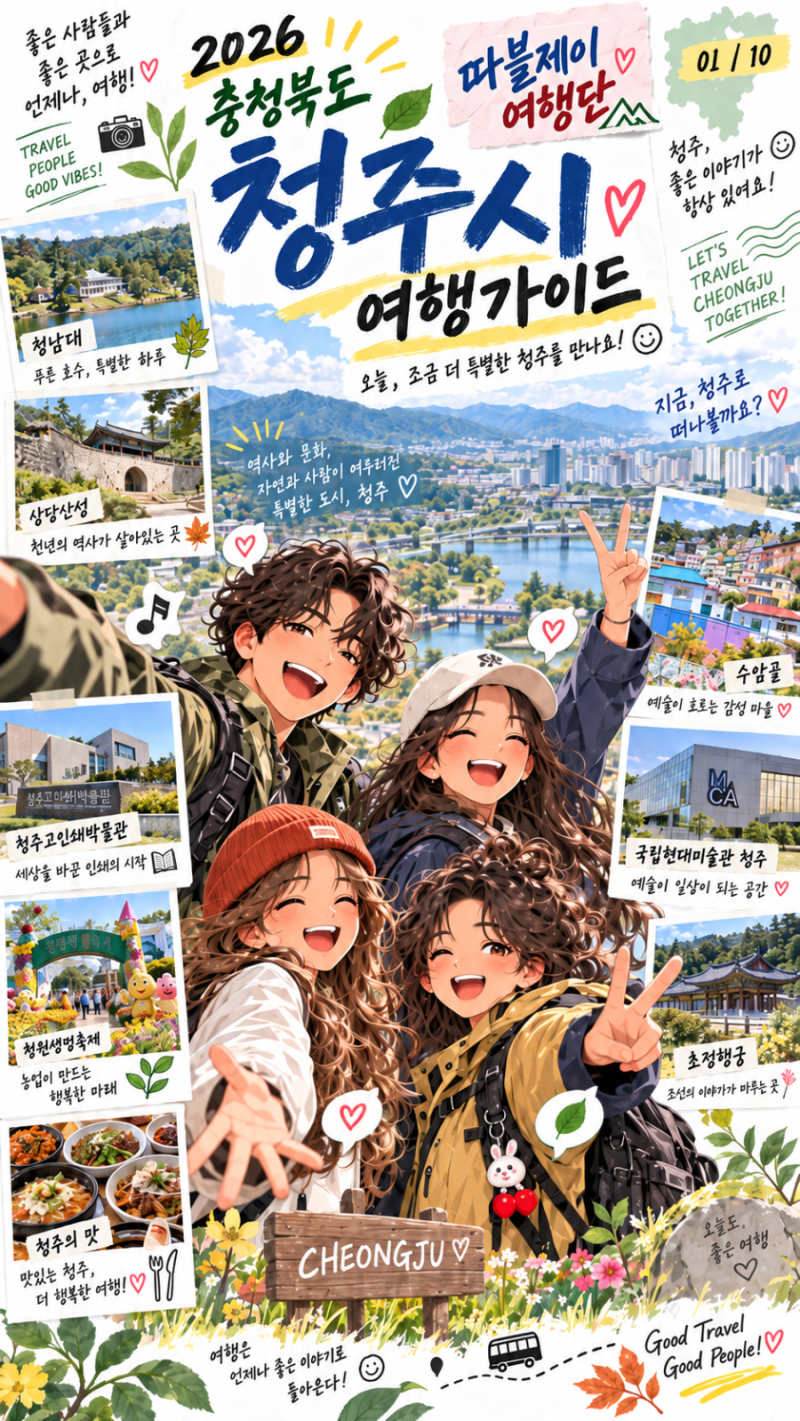 충청북도 청주시 여행가이드｜청남대부터 상당산성·수암골·청원생명축제까지, 가을의 청....