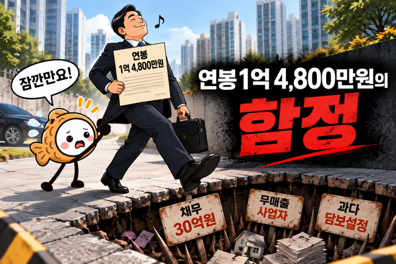[붕어빵의 대출교실]연봉 1억 4,800만원의 함정