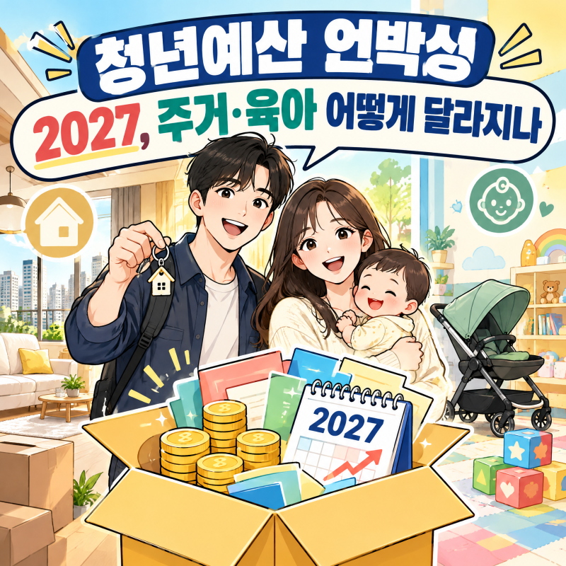 청년예산 언박싱 2027, 주거·육아 어떻게 달라지나