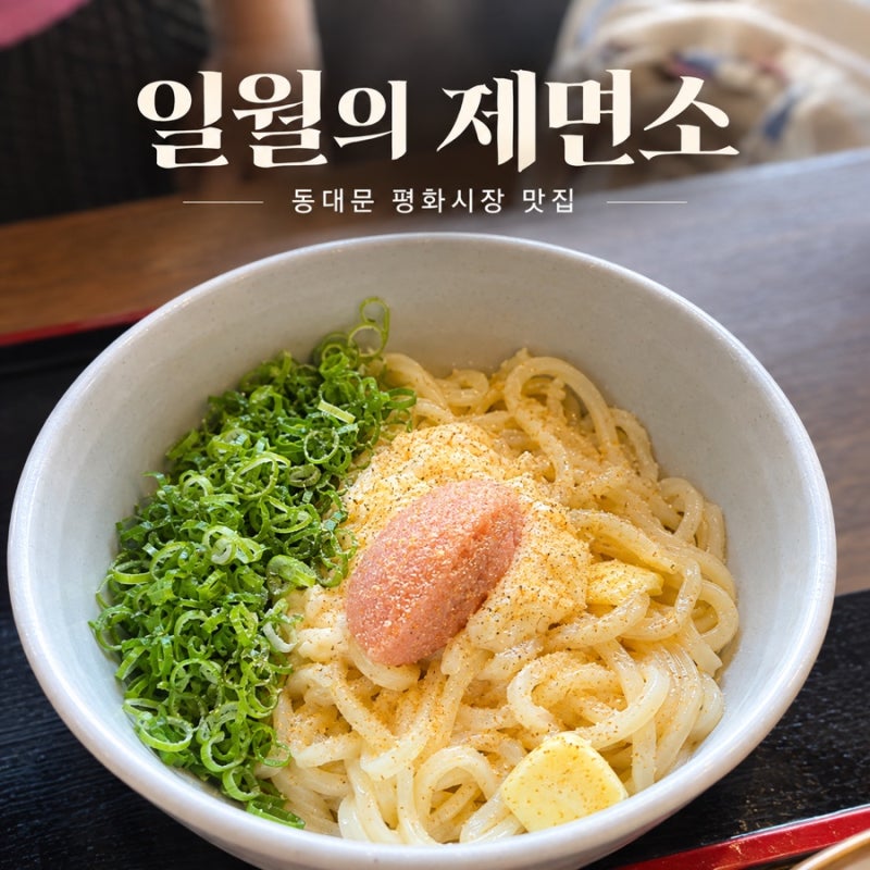 [동대문역 / 흥인지문]평화시장 들릴때면 이젠 일월의 제면소 / 양많고 가격 좋고, 위치까지 ....