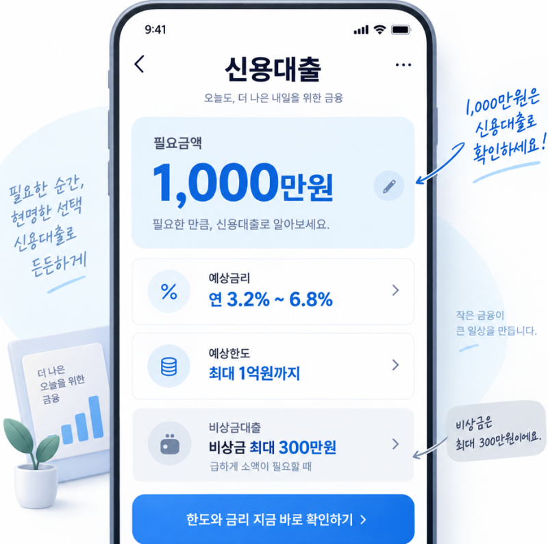 천만원 대출 가능한 곳 금리와 조건 비교