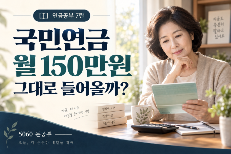 국민연금 월 150만원, 그대로 들어올까?｜세금·건강보험료 확인하는 연금공부 7탄