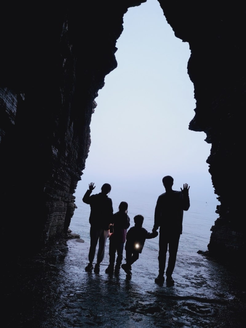 Goseong Sangjokam Auto Campground Nostalgic Trip: Family Camping with Kids, Walking Dinosaur Trails and Visiting Caves