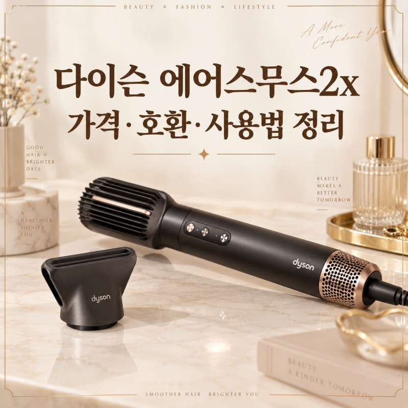 다이슨 에어스무스 일반 에어랩에도 사용할까? 가격·호환 모델·사용법 정리