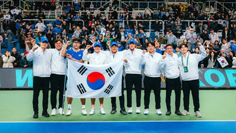 데이비스컵 테니스 대회 한국 사상 첫 8강 진출｜권순우·정현이 만든 역사