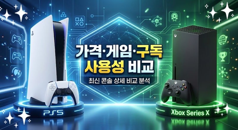 PS5 vs Xbox Series X, 지금 산다면 뭐가 나을까? 가격·독점작·구독까지 비교