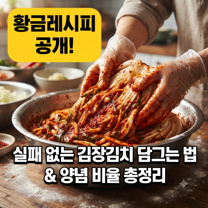"대충 담갔다가는 올해 김치 다 버립니다" 실패 확률 0%인 김장김치 황금레시피 & 겉절이 양념....