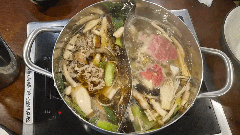 수원터미널맛집 버섯 7종부터 스키야키까지 로운 샤브샤브 NC 수원터미널점