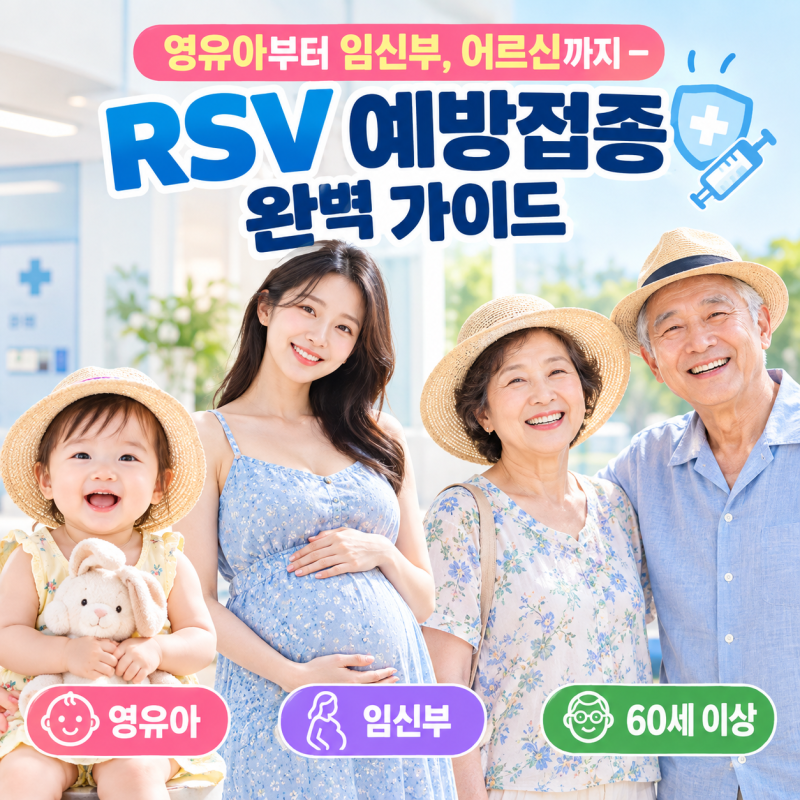 영유아부터 임신부, 어르신까지 – RSV 예방접종 완벽 가이드