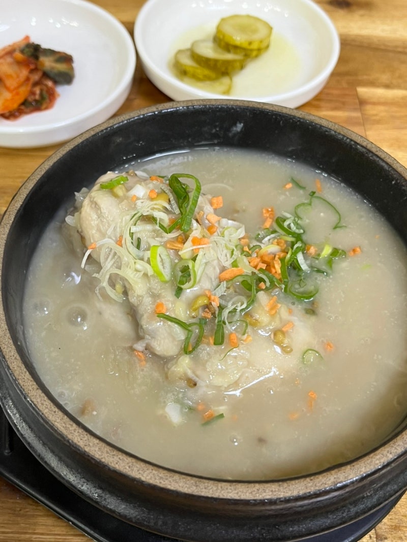 내돈내산 대전 오류동 삼성아파트 삼계탕 맛집 벌집녹두삼계탕, 혼밥 오기 좋은 식당