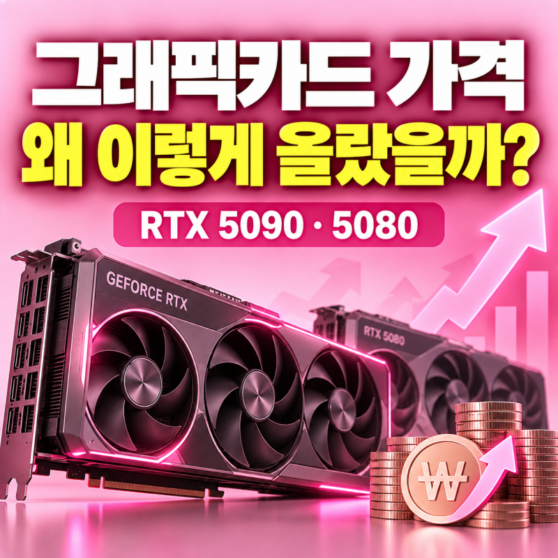 그래픽카드 가격 왜 이렇게 인상되었을까? RTX 5090·5080 가격 상승 이유