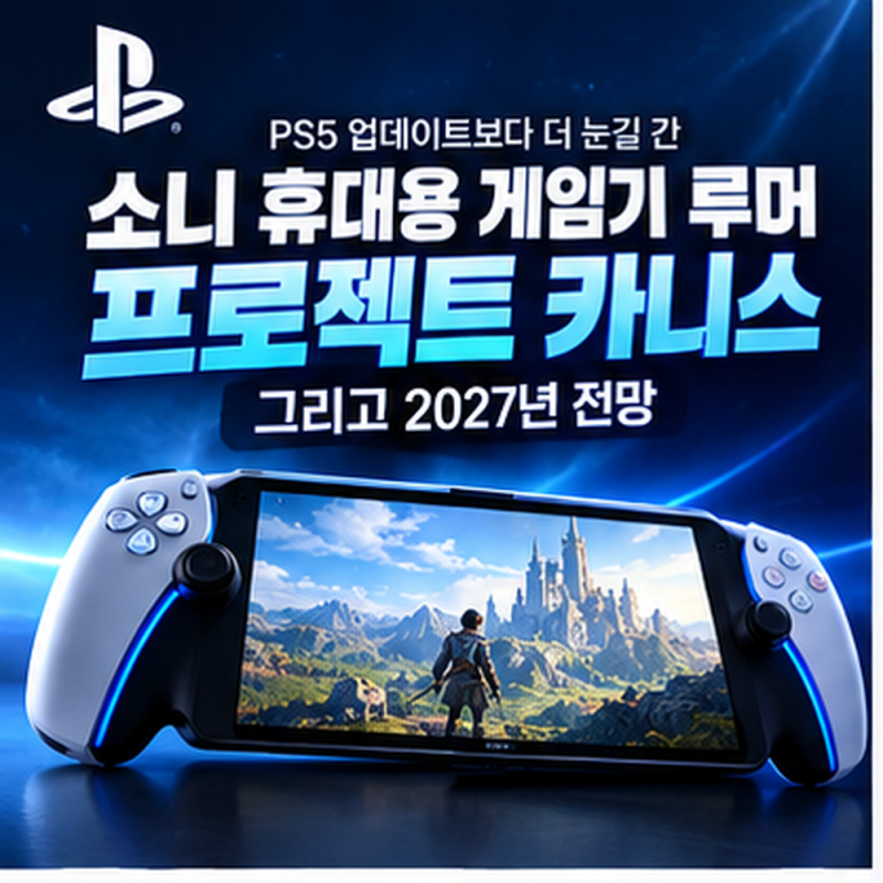 PS5 업데이트보다 더 눈길 간 소니 휴대용 게임기 루머, 프로젝트 카니스와 2027년 전망