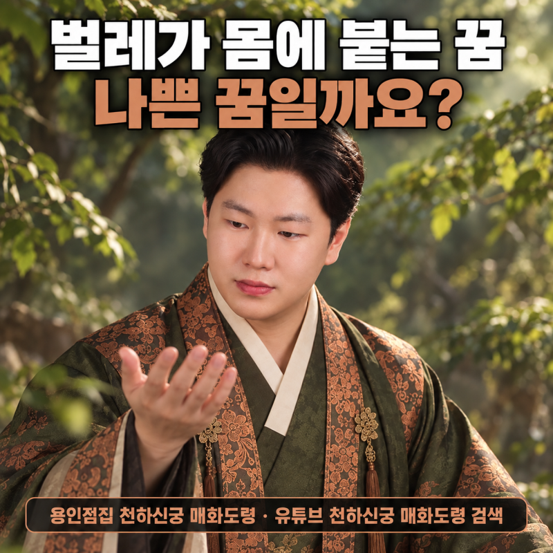 수지구점집 | 벌레가 몸에 붙는 꿈을 꿨는데 나쁜 꿈인가요 — 천하신궁 매화도령의 벌레꿈 ....