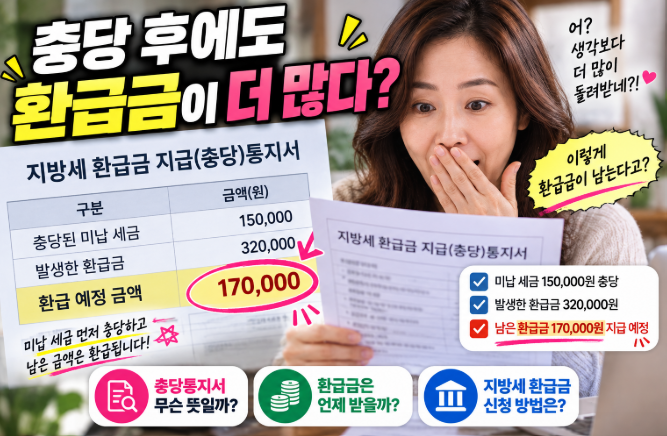 지방세환급금 지급 충당통지서란? 미납 세금 상계 처리 완벽 가이드