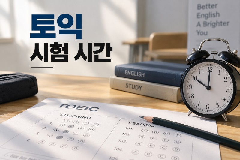 토익 시험 시간표부터 접수 확인·성적 확인까지 정리해봤어요