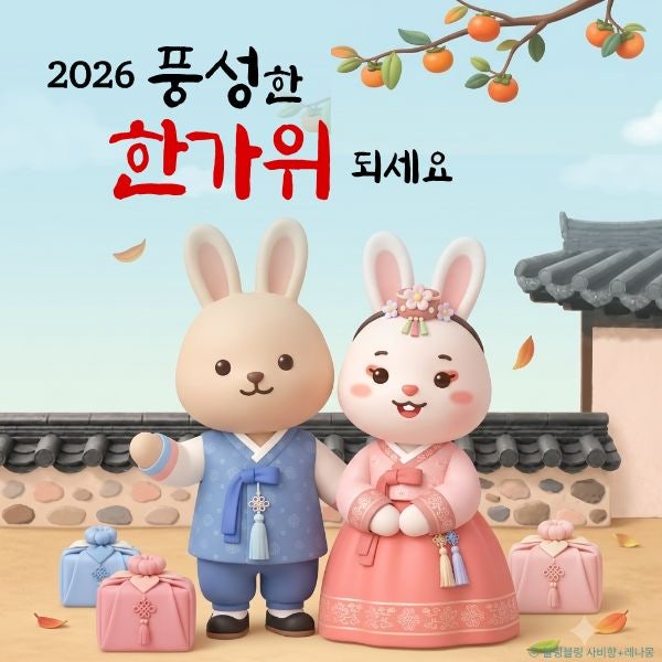 2026 추석 이미지 한가위 카드 인사말 감사 문구 모음 카톡 활용