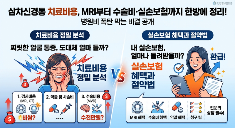 삼차신경통 치료비용 얼마나 들까? MRI부터 수술비·실손보험까지