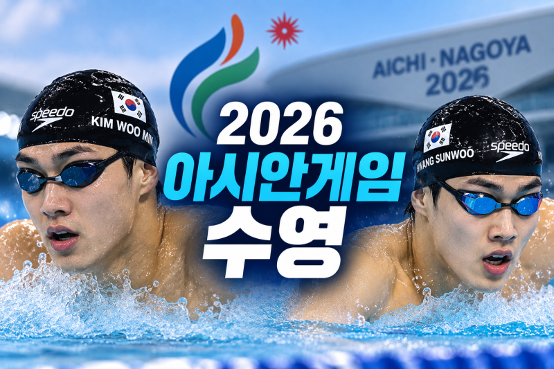2026 아시안게임 수영 김우민 황선우 경기 일정 날짜 시간, 김우민 키ㅣ황선우 프로필