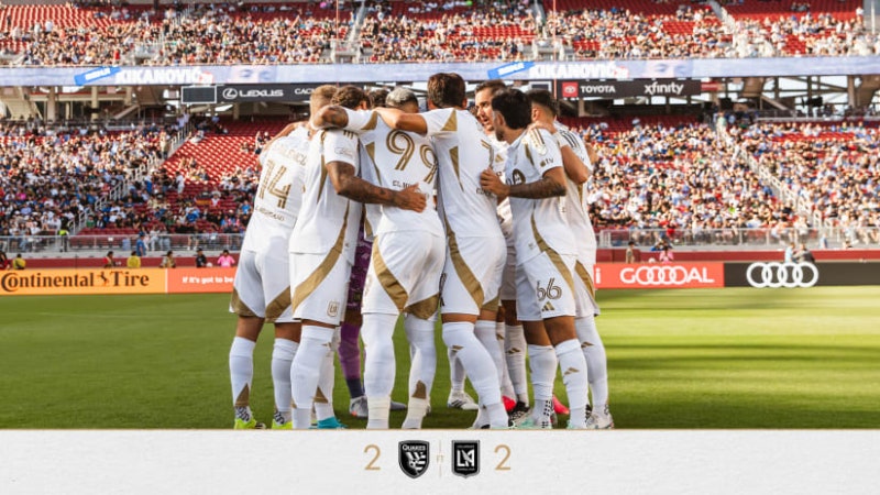 손흥민 골 도둑 맞았다! LAFC vs 산호세 2-2 무승부