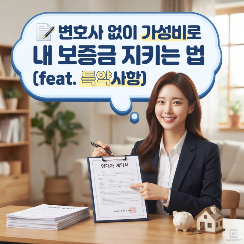 변호사 없이 가성비로 내 보증금 지키는 법 (feat. 특약사항)