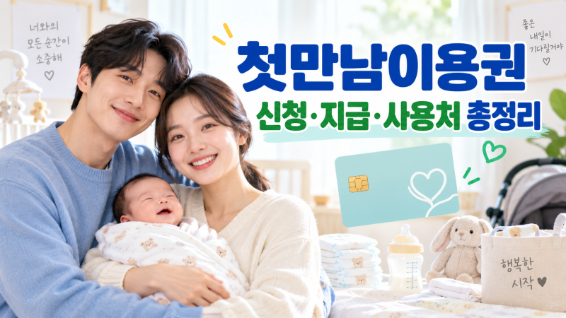 첫만남이용권 신청 방법부터 지급일·쿠팡 사용처 100% 활용 꿀팁까지 총정리! (+ 국민행복카....